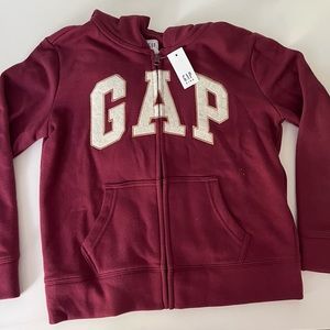 New Red kids zip up gap hoodie